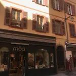 Terrasse Rue Pietonne Ajaccio (Corsica)